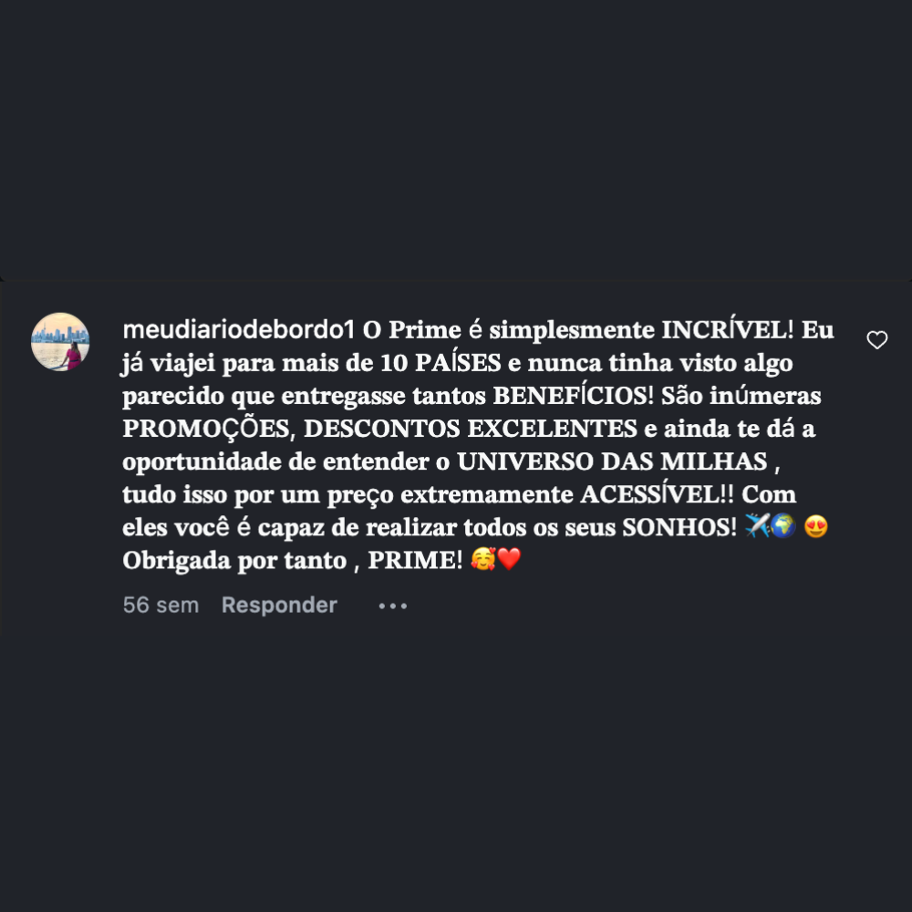 Depoimento de @meudiariodebordo1